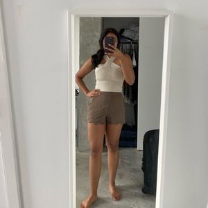 Wilfred scallop shorts